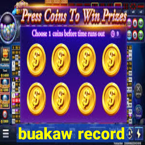 buakaw record